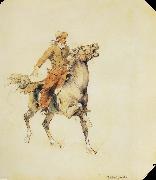 Frederic Remington The cowboy oil painting reproduction